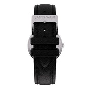 Corfu Leather Strap (Silver) (4457780183099)
